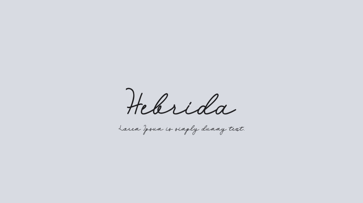 Hebrida Font