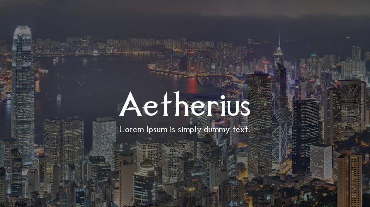 Aetherius Font