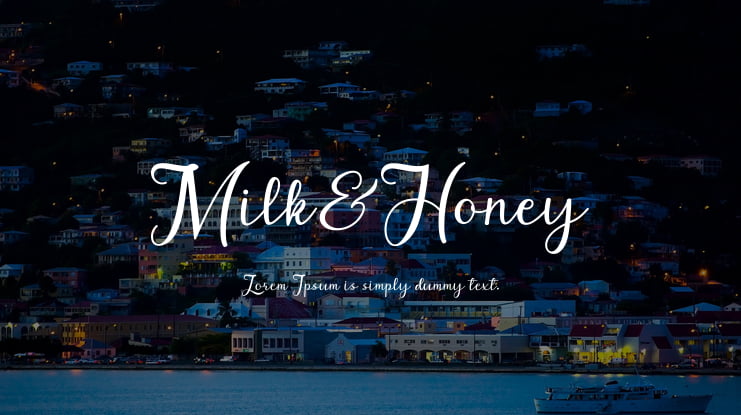 Milk&Honey Font