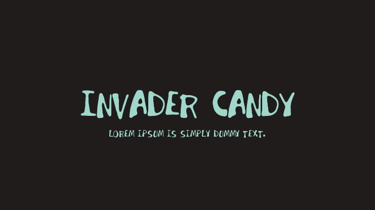Invader Candy Font