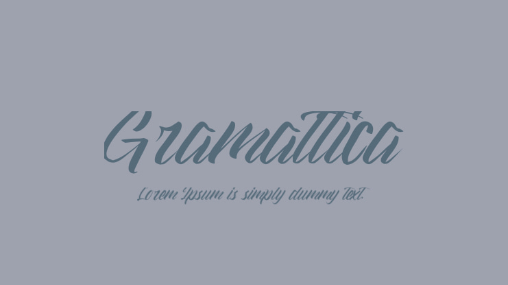 Gramattica Font