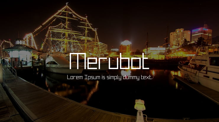 Merubot Font Family