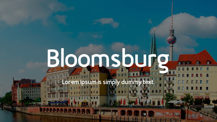 Bloomsburg Font