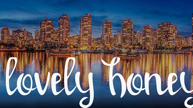 lovely honey Font