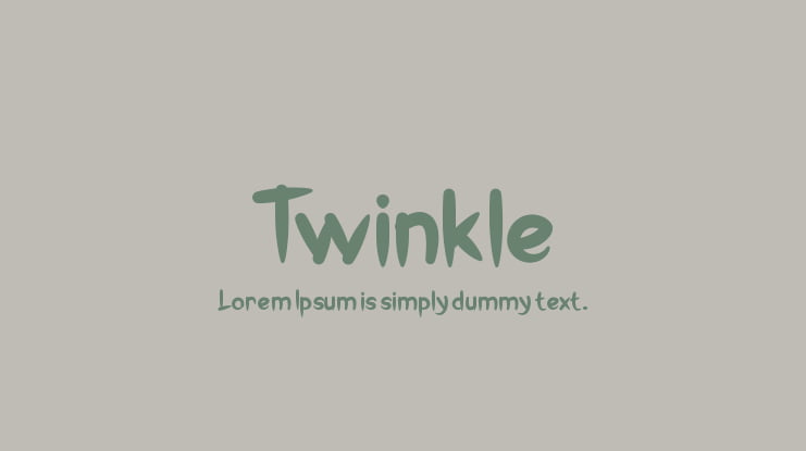 Twinkle Font