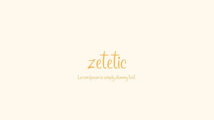 zetetic Font