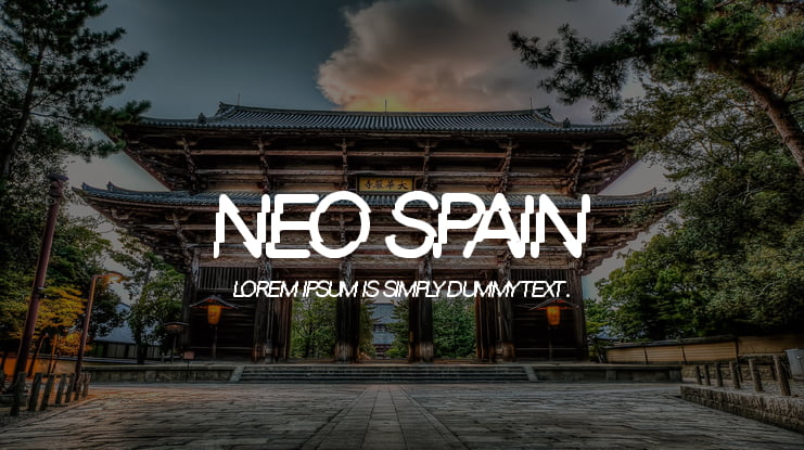 Neo Spain Font