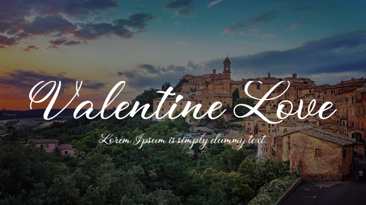Valentine Love Font
