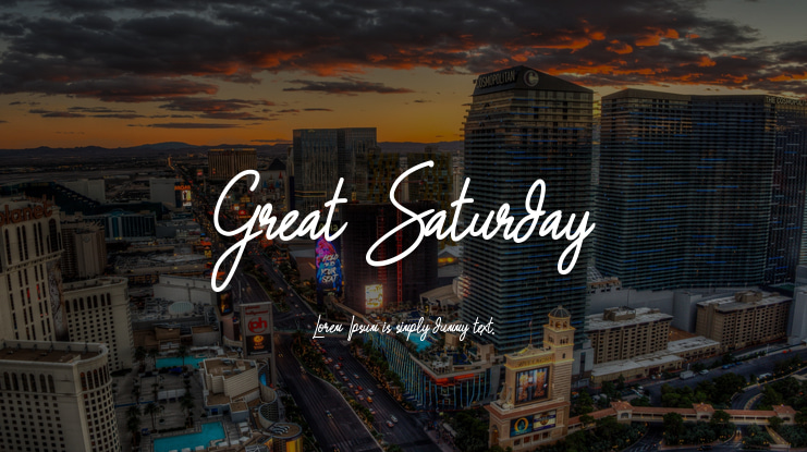 Great Saturday Font