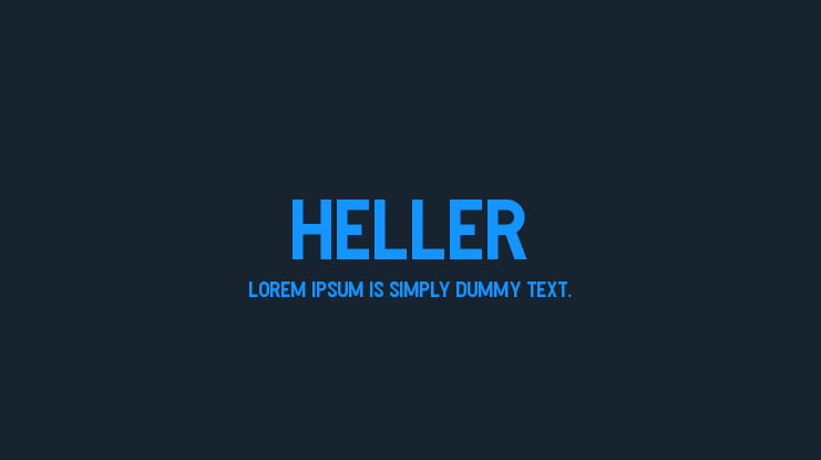 Heller Font