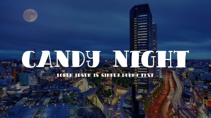 Candy Night Font