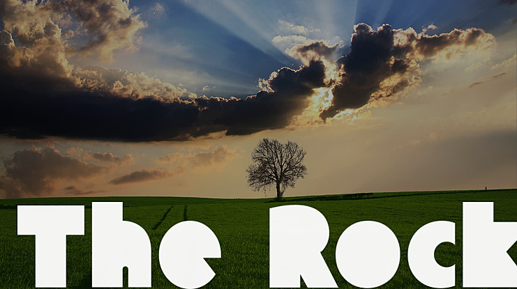 The Rock Font