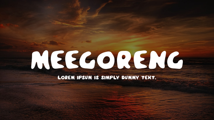 Meegoreng Font