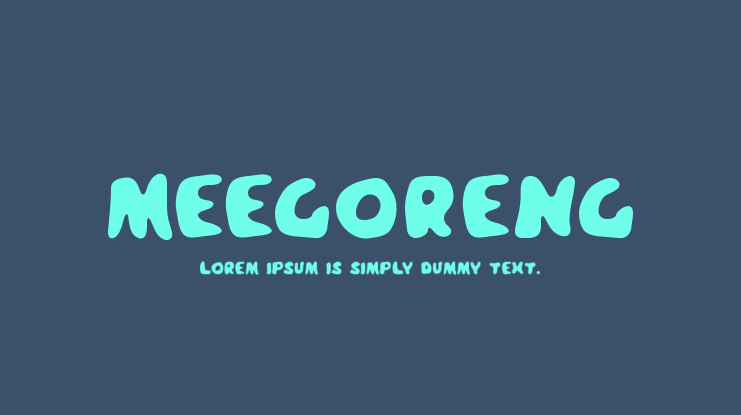 Meegoreng Font