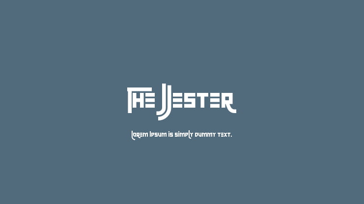 The Jjester Font