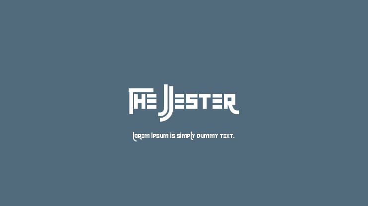 The Jjester Font