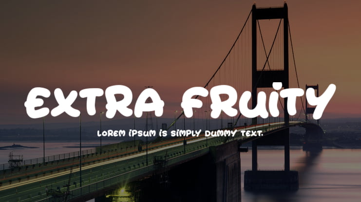 Extra Fruity Font Family