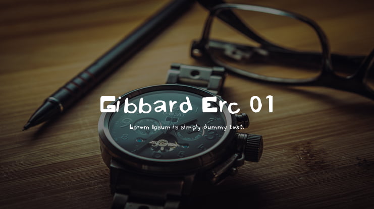 Gibbard Erc 01 Font
