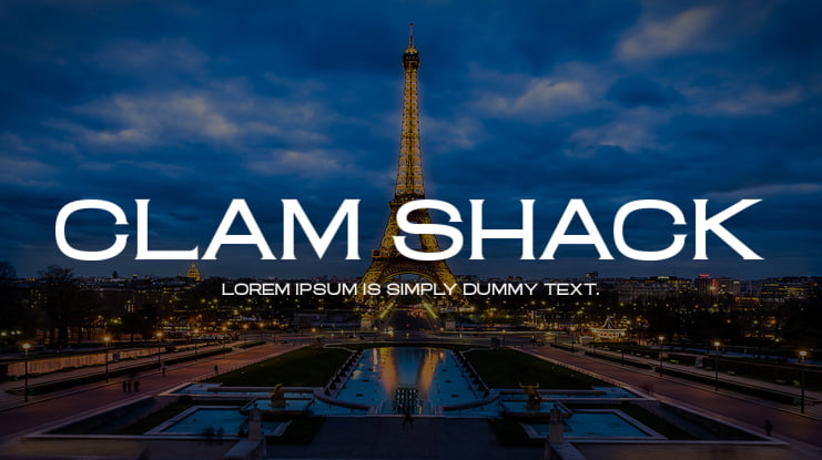 Clam Shack Font