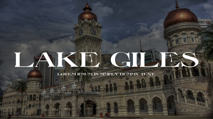 Lake Giles Font