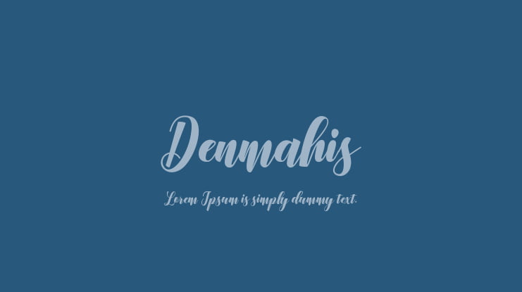 Denmahis Font
