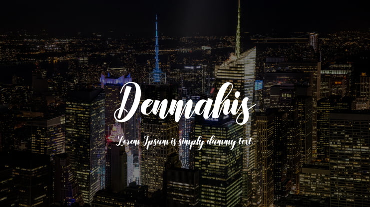 Denmahis Font