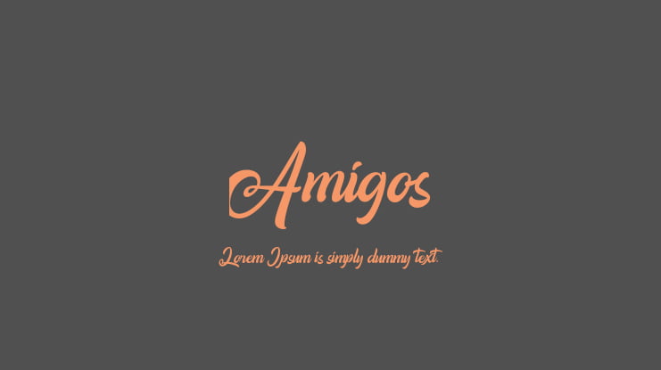 Amigos Font Family