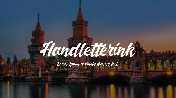 Handletterink Font