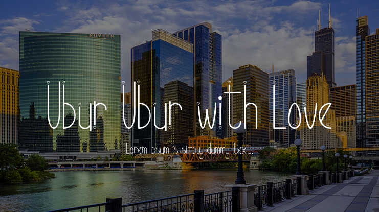 Ubur Ubur with Love Font Family