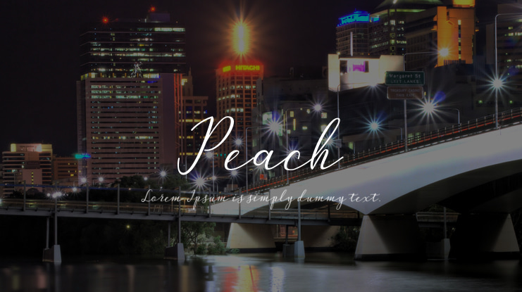 Peach Font