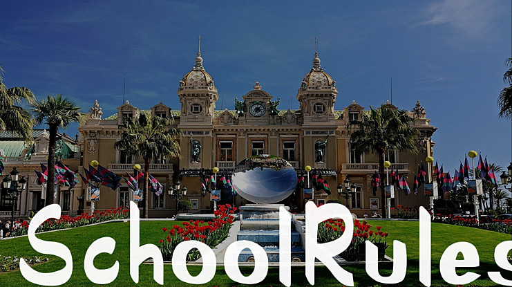 SchoolRules Font Family