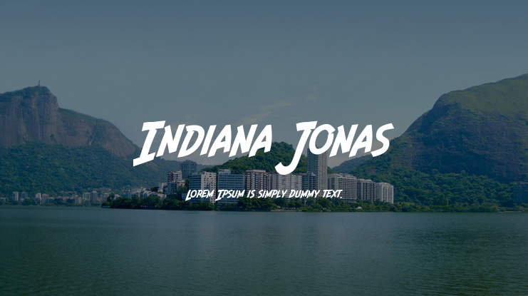 Indiana Jonas Font Family
