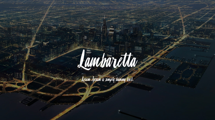 Lambaretta Font Family