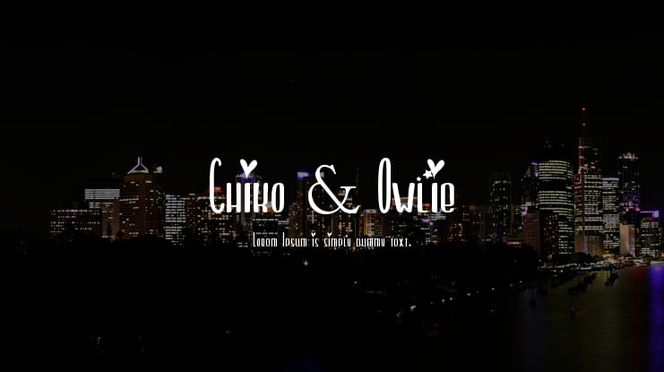 Chiko & Owlie Font