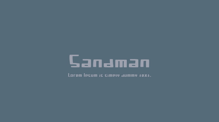 Sandman Font