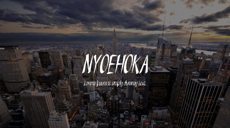 NYOEHOKA Font Family