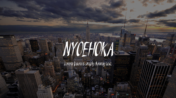 NYOEHOKA Font Family