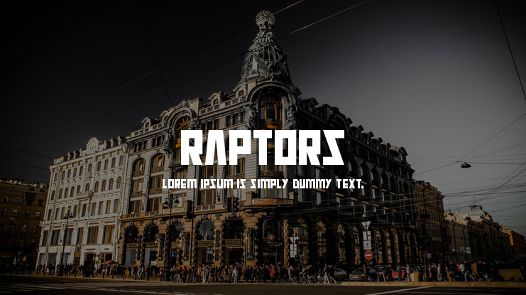 Raptors Font Family