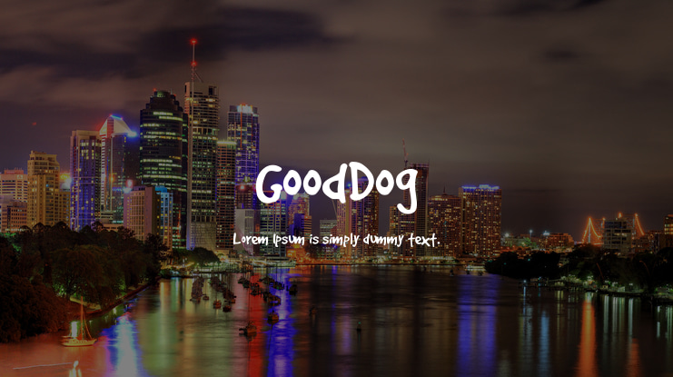 GoodDog Font