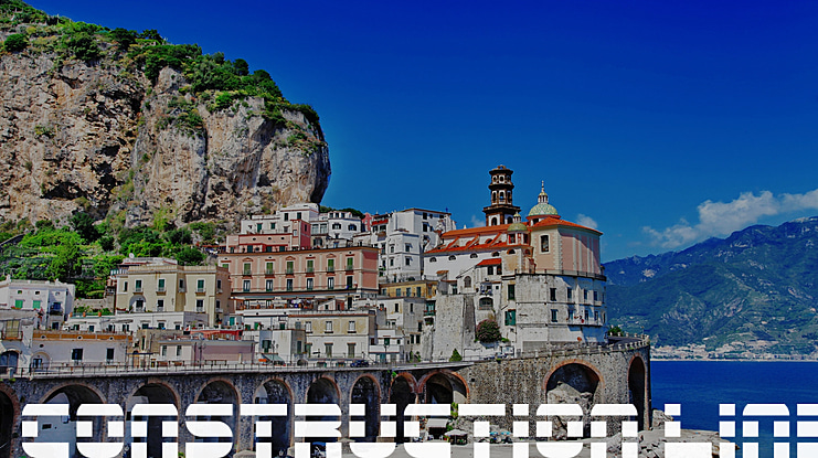 Construction Lines Font