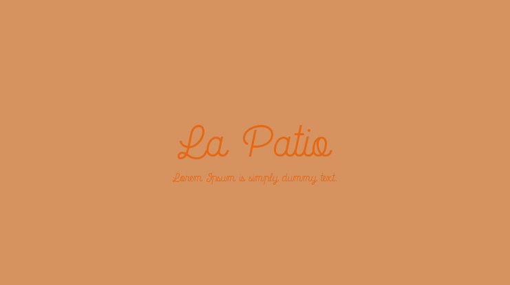 La Patio Font