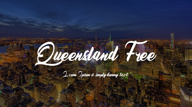 Queensland Free Font