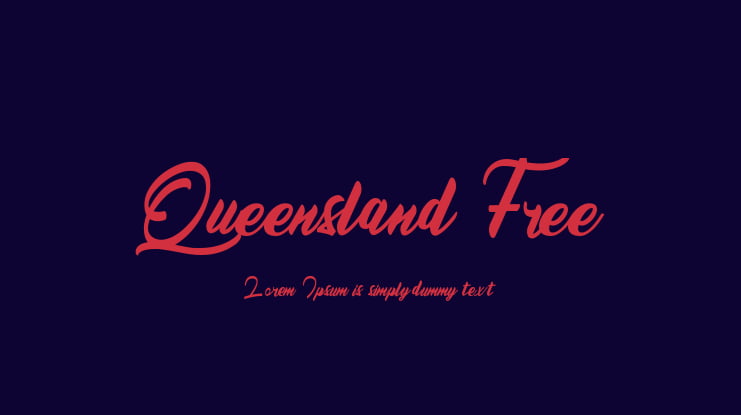 Queensland Free Font