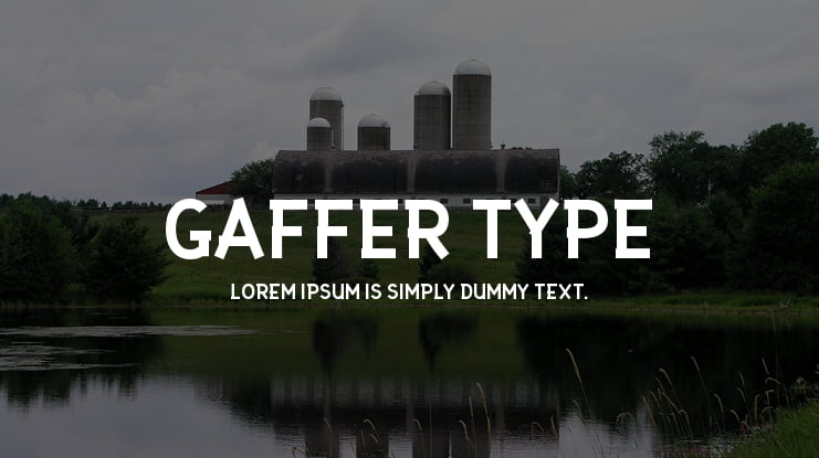 Gaffer Type Font