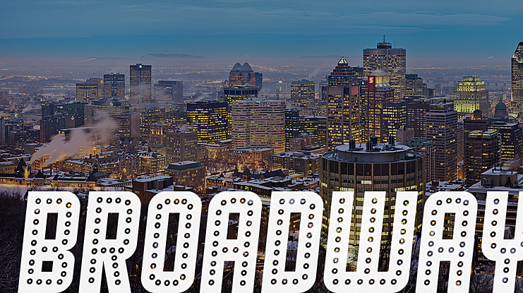 Broadway Font Family