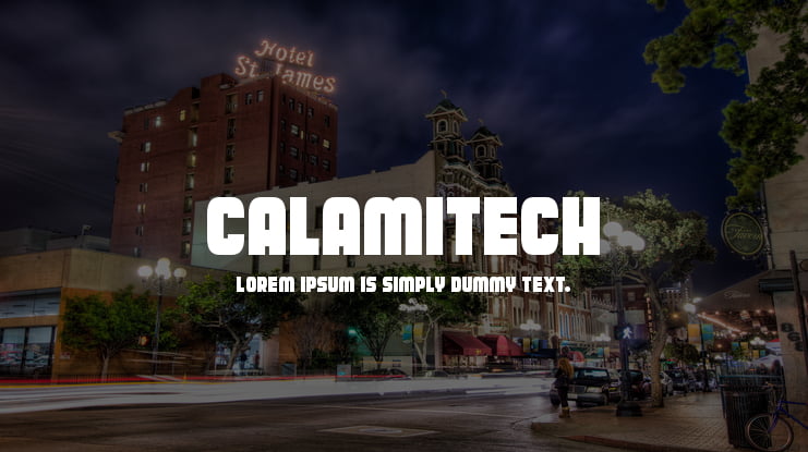 Calamitech Font Family