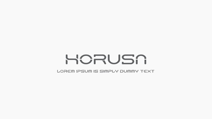 HorusN Font