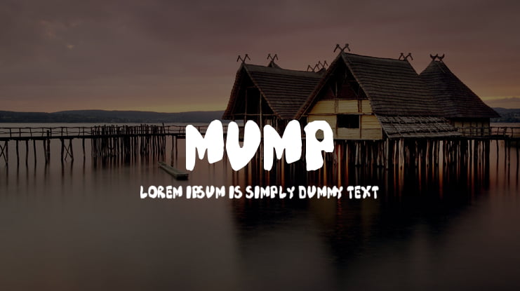 Mump Font