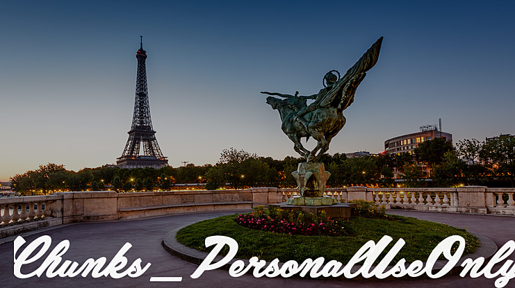 Chunks_PersonalUseOnly Font