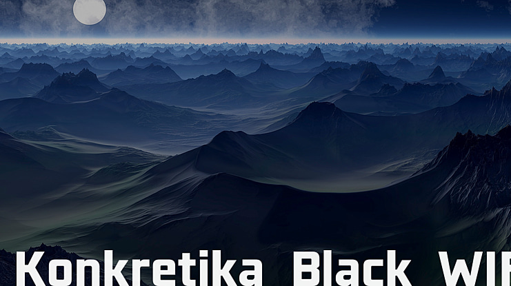 Konkretika Black WIP Font